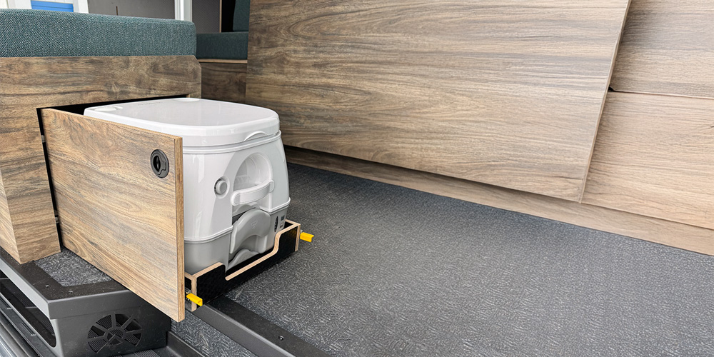 Van conversion - Toilet